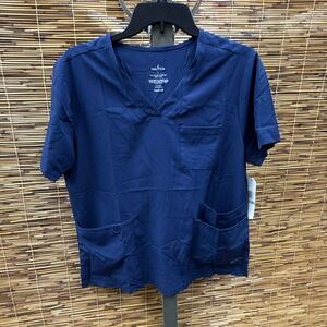 Nautica Scrubs for Women Set, 9 Pocket Breathable Scrub Sets for Woman Pants Top